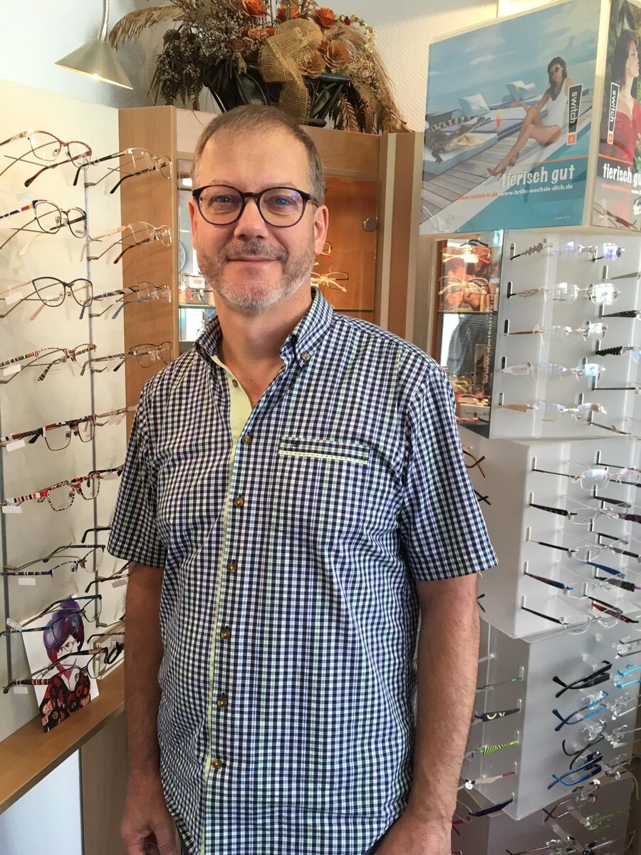 Thomas Menzel, Inhaber und Augenoptikermeister bei Brillen-Wagner